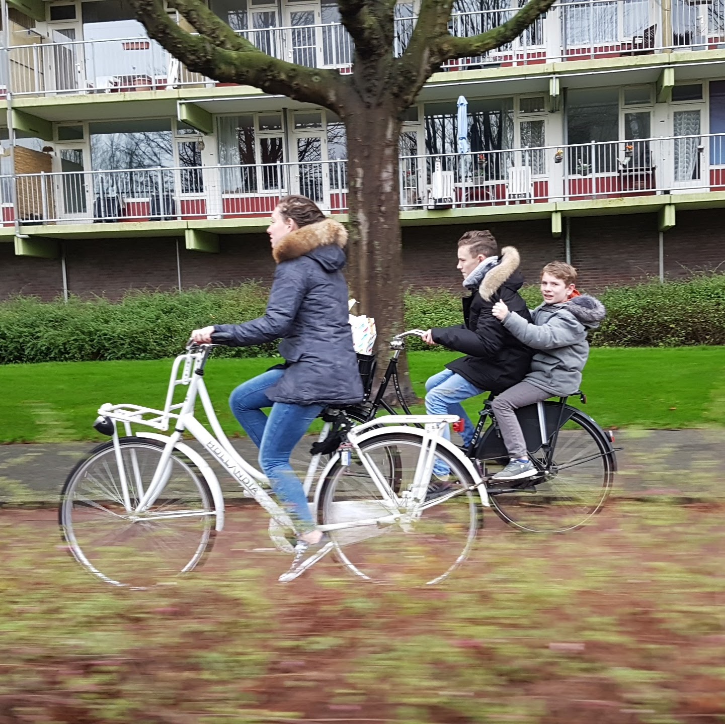 Fietsen op het fietspad