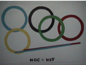 Olympische ringen - knutselen tijdens de olympische spelen