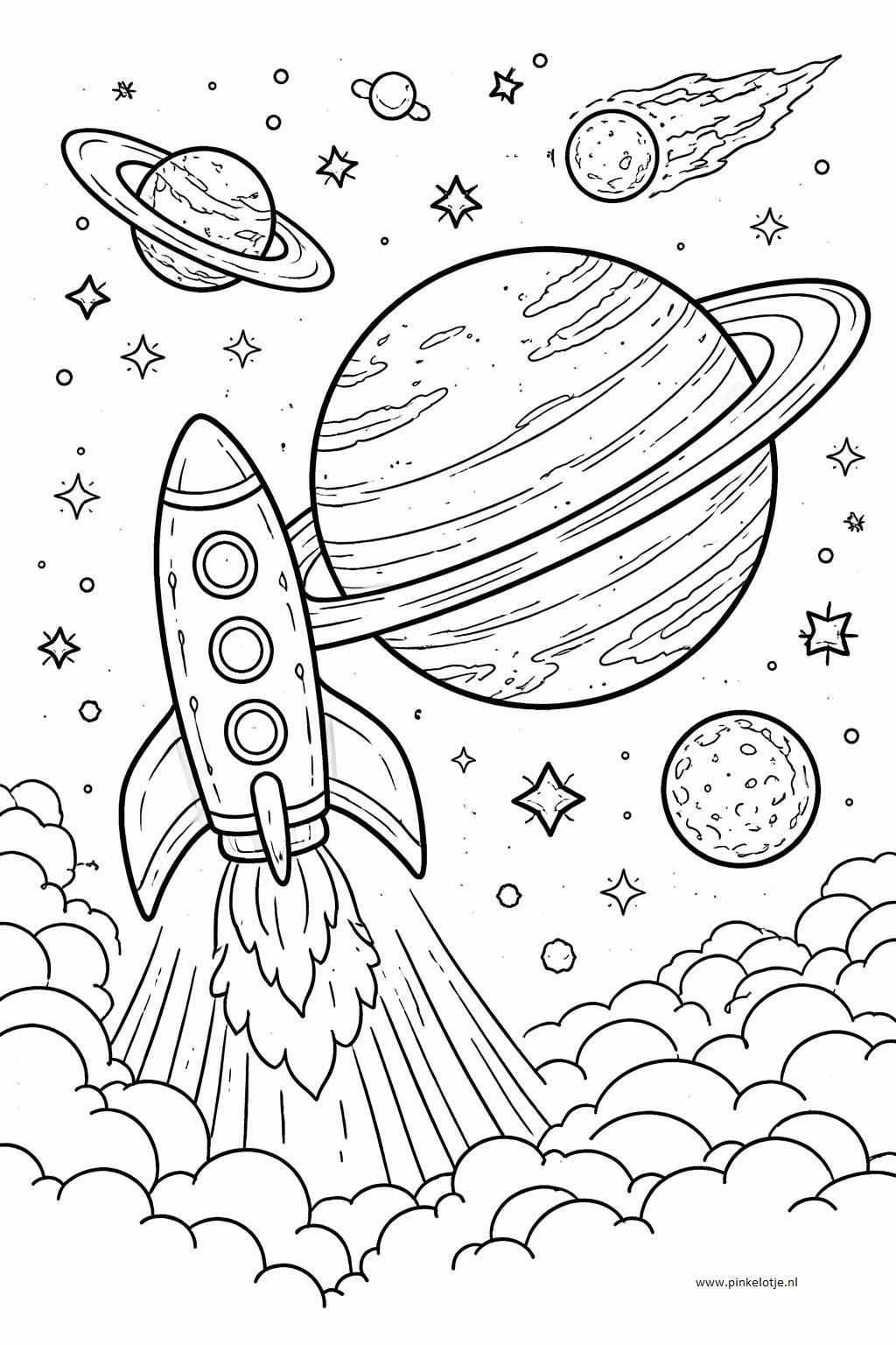 Милий єдиноріг стоїть з великою усмішкою, оточений кольоровими квітами та грибами